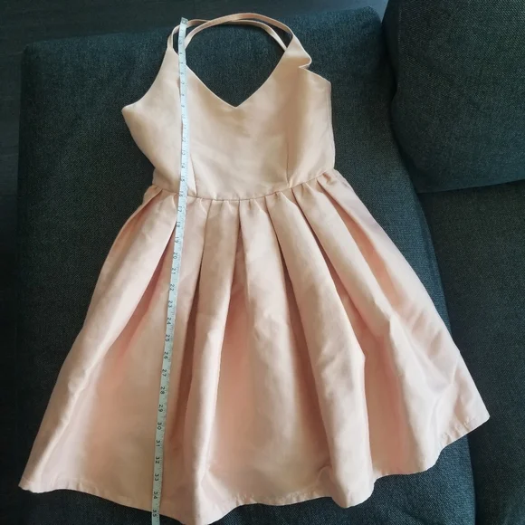 Gracia Pink Babydoll, Pleated Mini Dress -size small - Picture 2 of 12